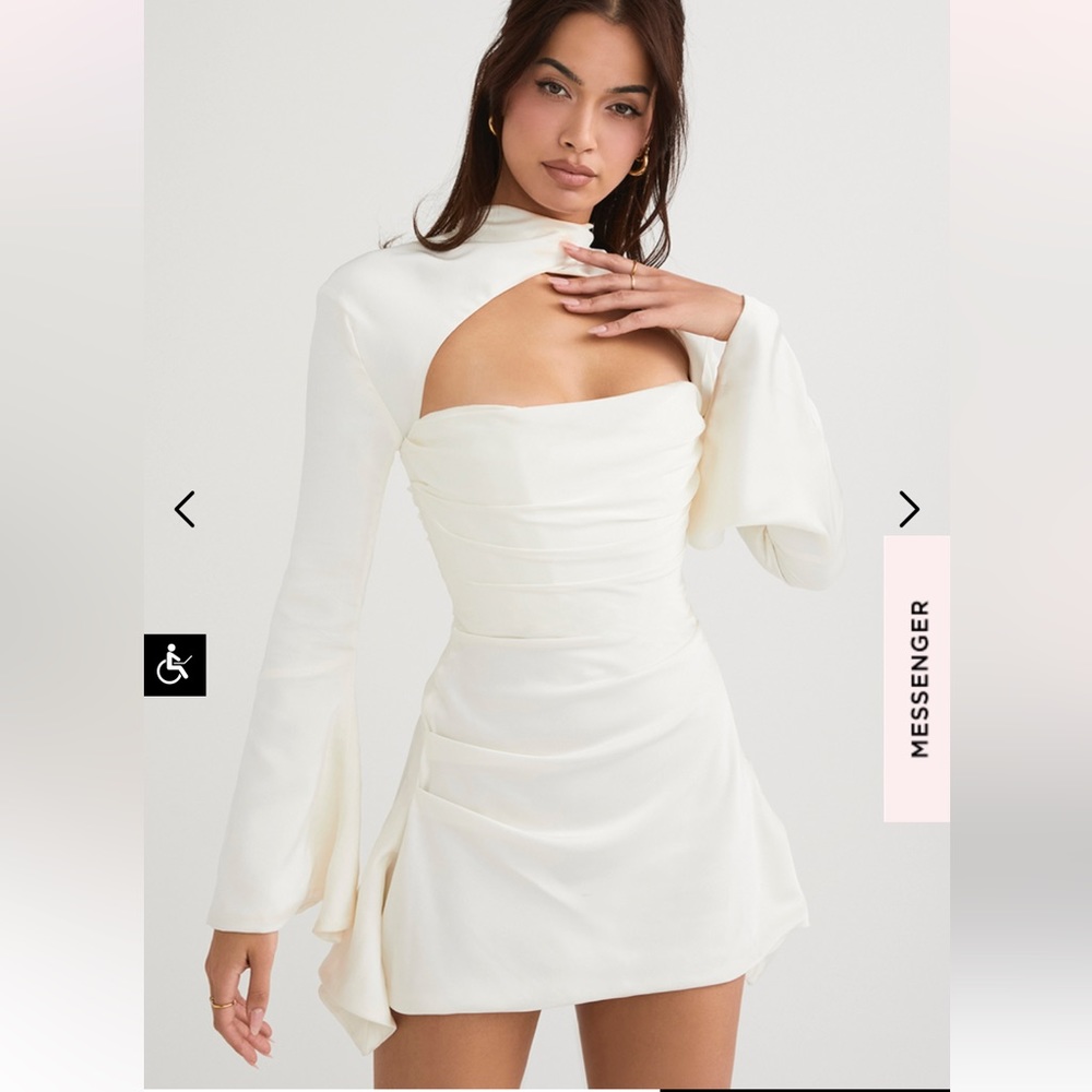 House of CB Toira Satin Corset Mini Dress